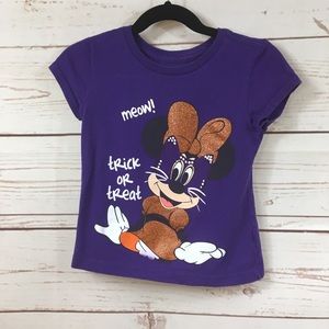 Girls Disney Halloween Minnie Mouse Tee